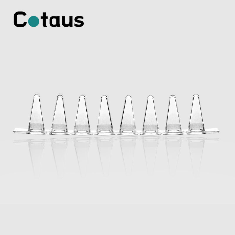 0.1ml Trasparenti PCR 8-Strip Tubi